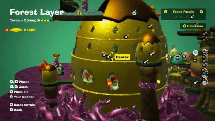 Beaver 21 Fossil Map Location