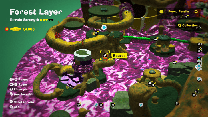 Beaver 17 Fossil Map Location