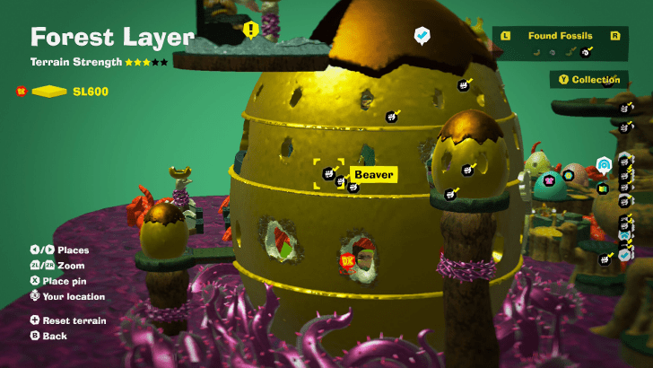 Beaver 22 Fossil Map Location