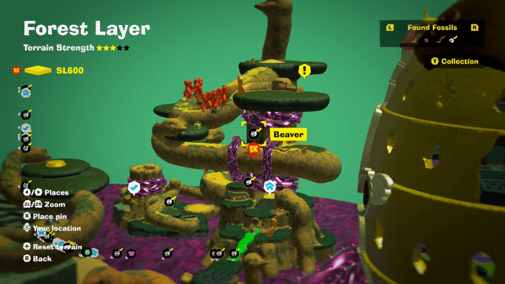 Beaver 18 Fossil Map Location