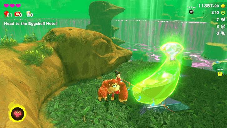 Shifty Smash Crossing the Branch Banandium Gem Overworld Location