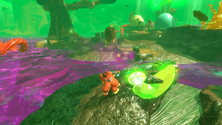 Tiny Isle in the Wetlands Banandium Gem Overworld Location