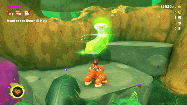 A Pain in the Neck Banandium Gem Overworld Location