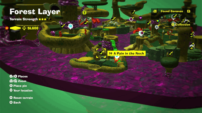 A Pain in the Neck Banandium Gem Map Location