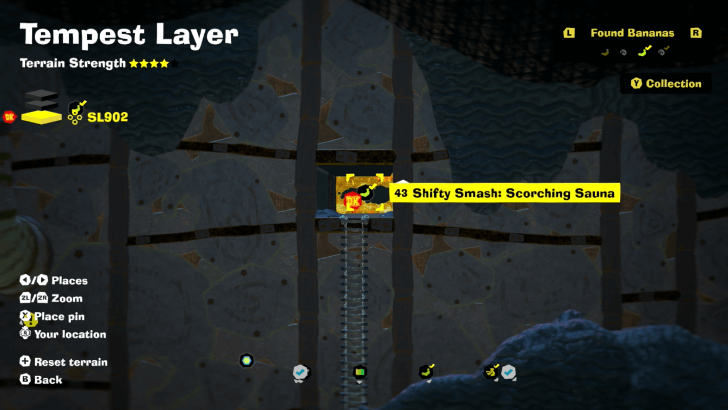 Shifty Smash Scorching Sauna Banandium Gem Map Location