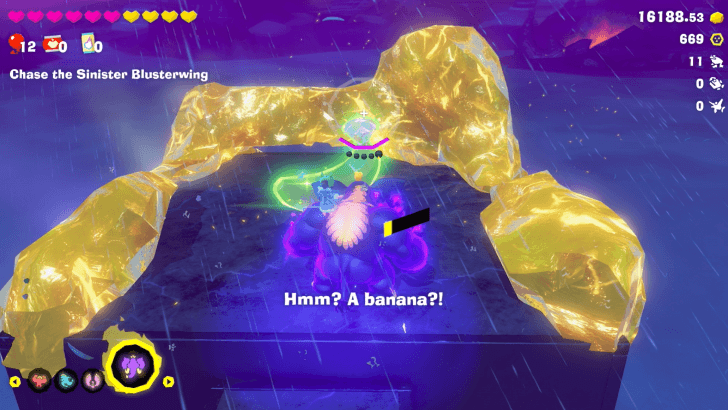Scorching, Shocking Scaffolds Banandium Gem Overworld Location