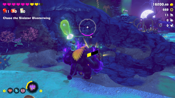 Safe under Shelter Banandium Gem Overworld Location