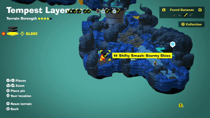 Shifty Smash Stormy Skies Banandium Gem Map Location