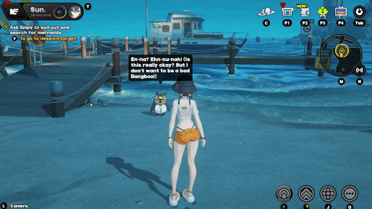 Ask Empy to Sail Out and Search for Mermaids