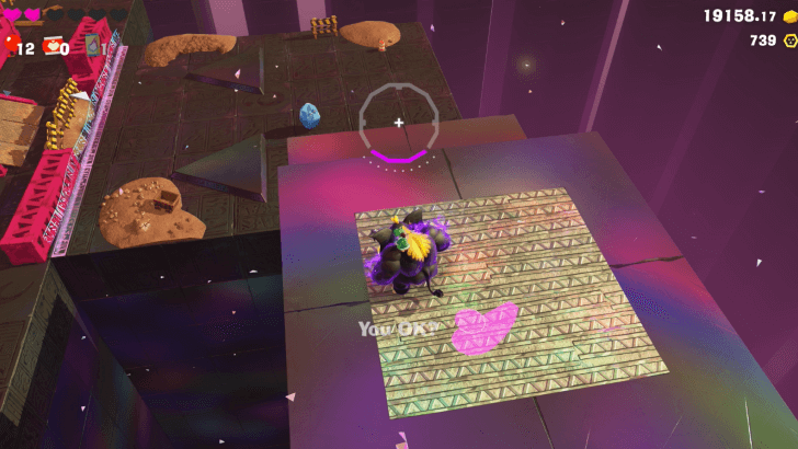 Sniffing out a Secret Banandium Gem Overworld Location