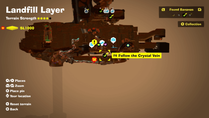 Follow the Crystal Vein Banandium Gem Map Location
