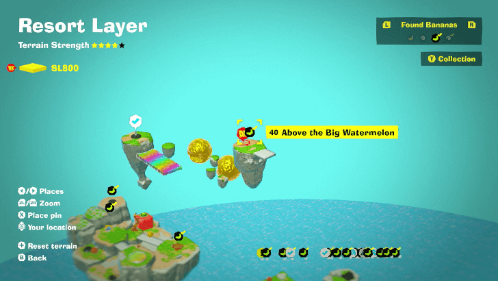 Above the Big Watermelon Banandium Gem Map Location