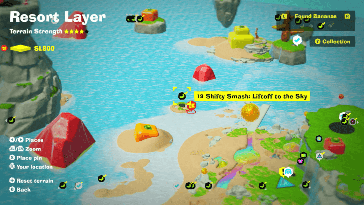 Shifty Smash Liftoff to the Sky Banandium Gem Map Location