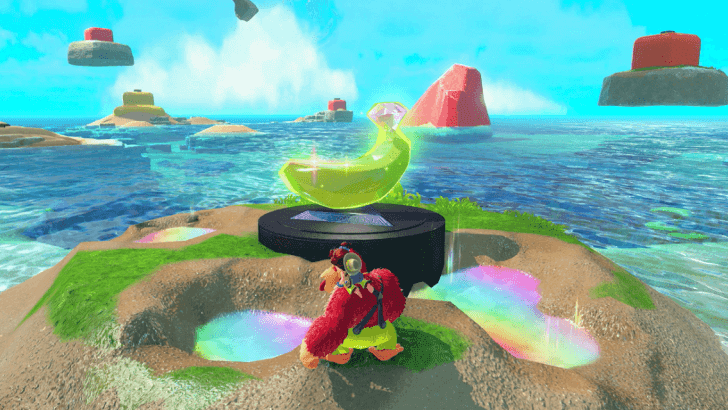 Shifty Smash Liftoff to the Sky Banandium Gem Overworld Location