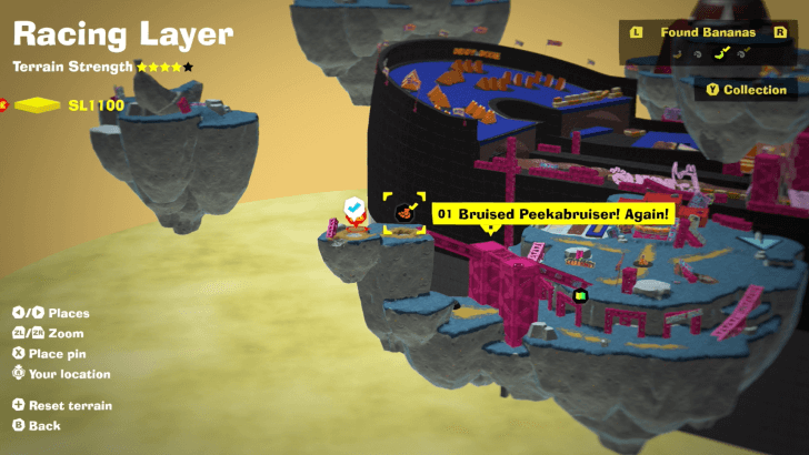 Bruised Peekabruiser! Again! Banandium Gem Map Location