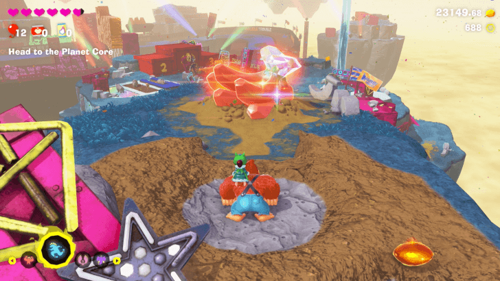 Bruised Peekabruiser! Again! Banandium Gem Overworld Location