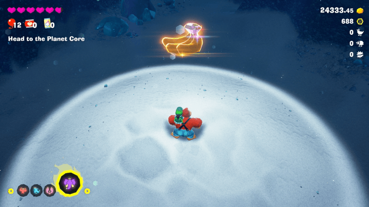 Alighted in the Radiance Layer! Banandium Gem Overworld Location