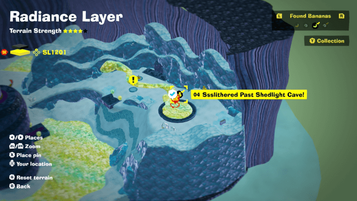 Ssslithered Past Shedlight Cave! Banandium Gem Map Location
