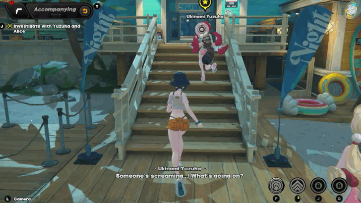 Investigate with Alice and Yuzuha