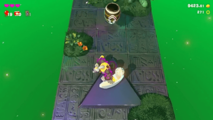 Gliding through the Heavens Banandium Gem Overworld Location