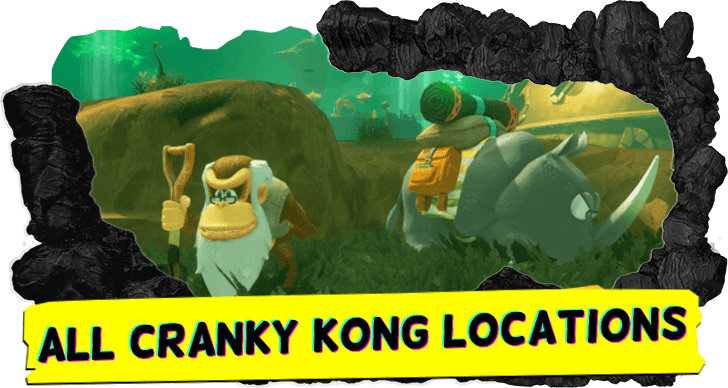 Donkey Kong Bonanza - All Cranky Kong Locations