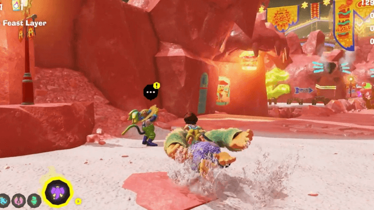 Talk to the monkey in front of Mane Gate