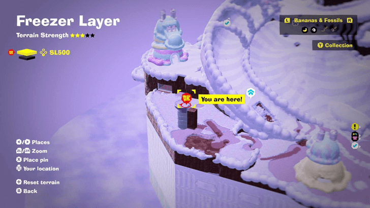 Enshrined atop the Pillar Banandium Gem Map Location