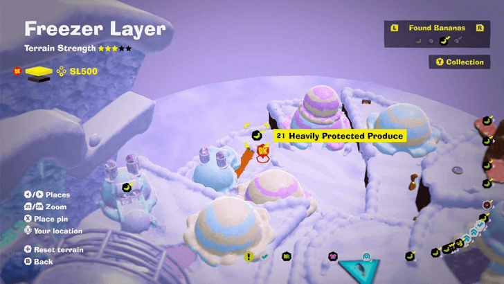 Heavily Protected Produce Banandium Gem Map Location