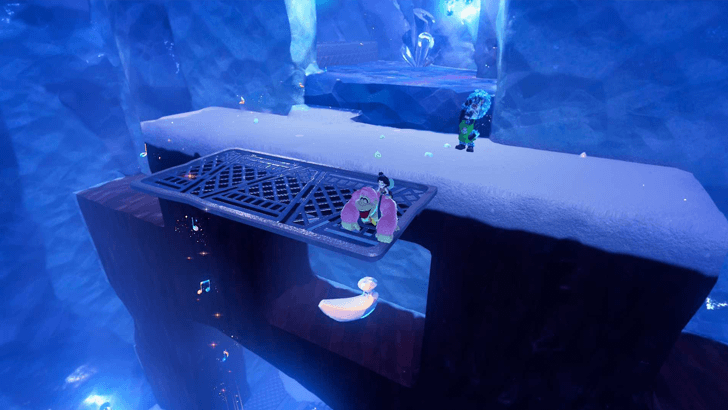 Kept in a Coolstripe Cubby Banandium Gem Overworld Location