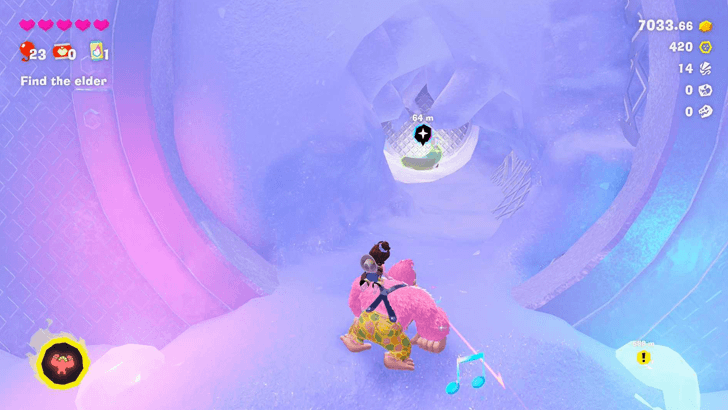 Hidden behind the Waterfall Banandium Gem Overworld Location