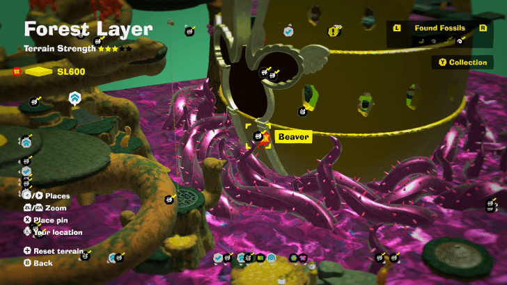 Beaver 25 Fossil Map Location