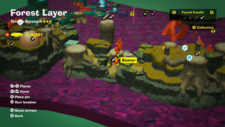 Beaver 35 Fossil Map Location