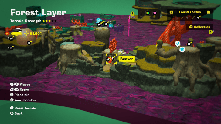 Beaver 34 Fossil Map Location