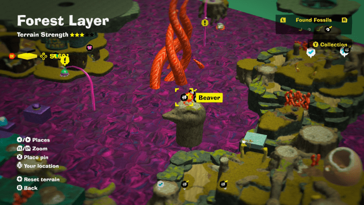 Beaver 33 Fossil Map Location