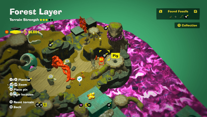 Pig 7 Fossil Map Location