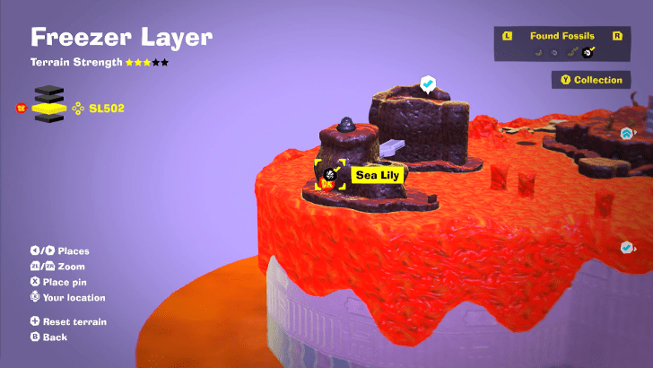 Sea Lily 38 Fossil Map Location