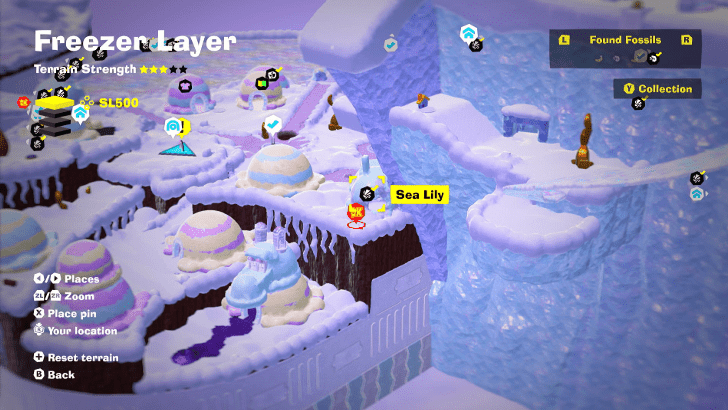 Sea Lily 31 Fossil Map Location