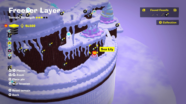 Sea Lily 34 Fossil Map Location