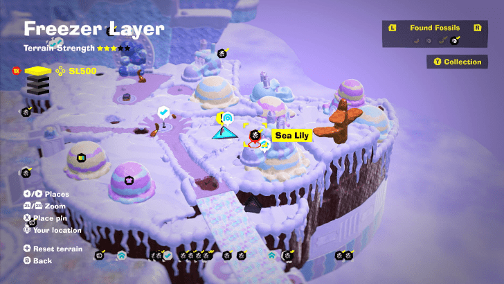 Sea Lily 32 Fossil Map Location