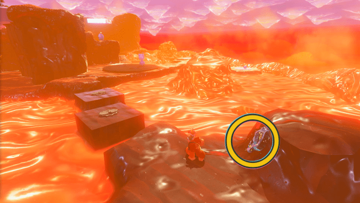 Sea Lily 45 Fossil Overworld Location