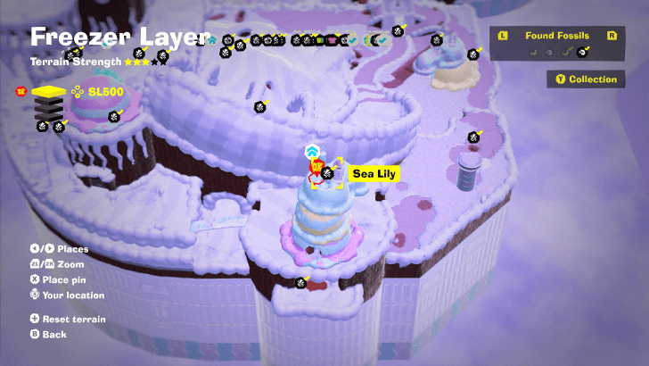 Sea Lily 57 Fossil Map Location