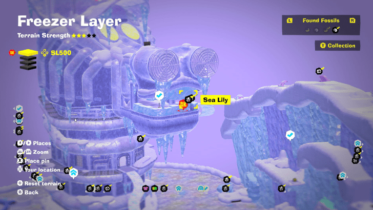 Sea Lily 51 Fossil Map Location