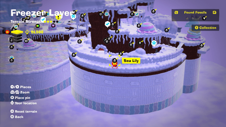 Sea Lily 56 Fossil Map Location