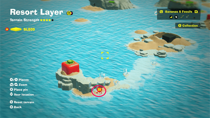 Leaf (alt color) 11 Fossil Map Location