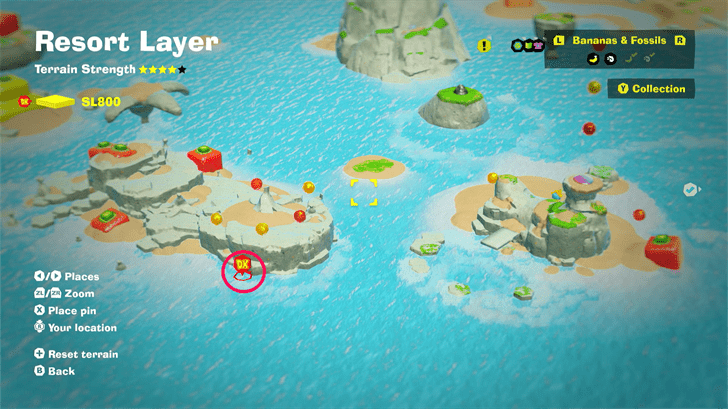 Leaf (alt color) 8 Fossil Map Location