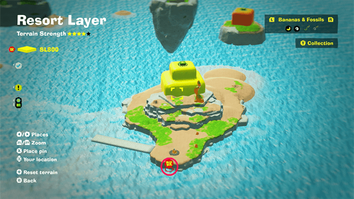 Leaf (alt color) 13 Fossil Map Location