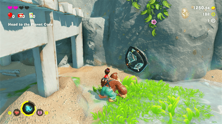 Leaf (alt color) 7 Fossil Overworld Location