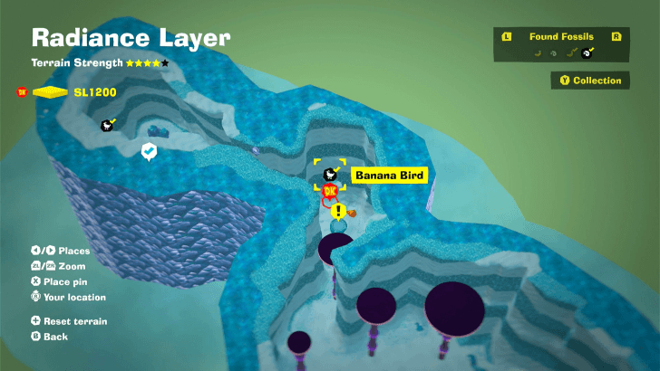 Banana Bird 2 Fossil Map Location