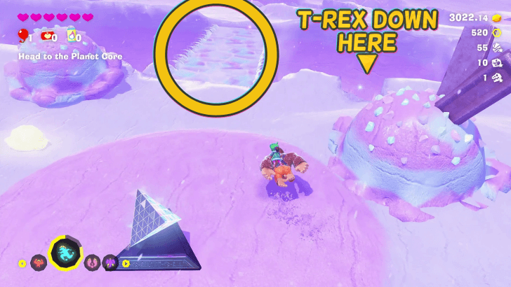 DK Bananza - T-rex Guide - Bridge