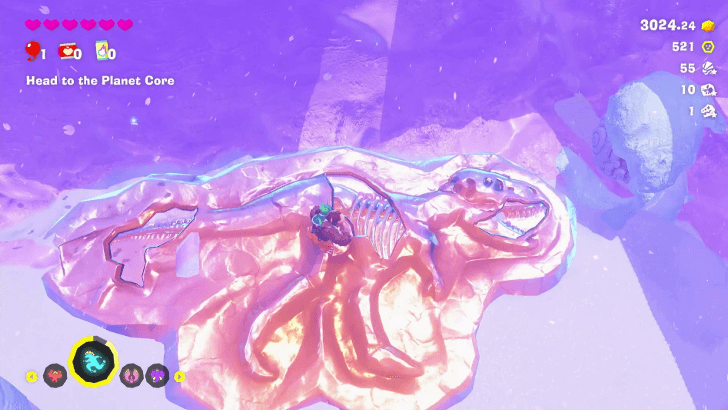 DK Bananza - T-rex Guide - T-rex Fossil Found